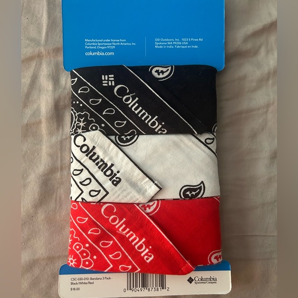 Columbia Bandana 3 Pack - Picture 3 of 3